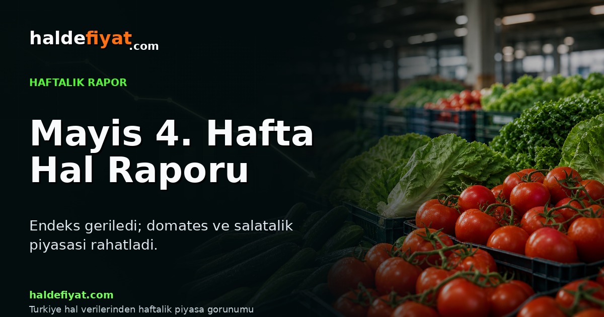 Mayıs 4. hafta hal raporu kapak görseli